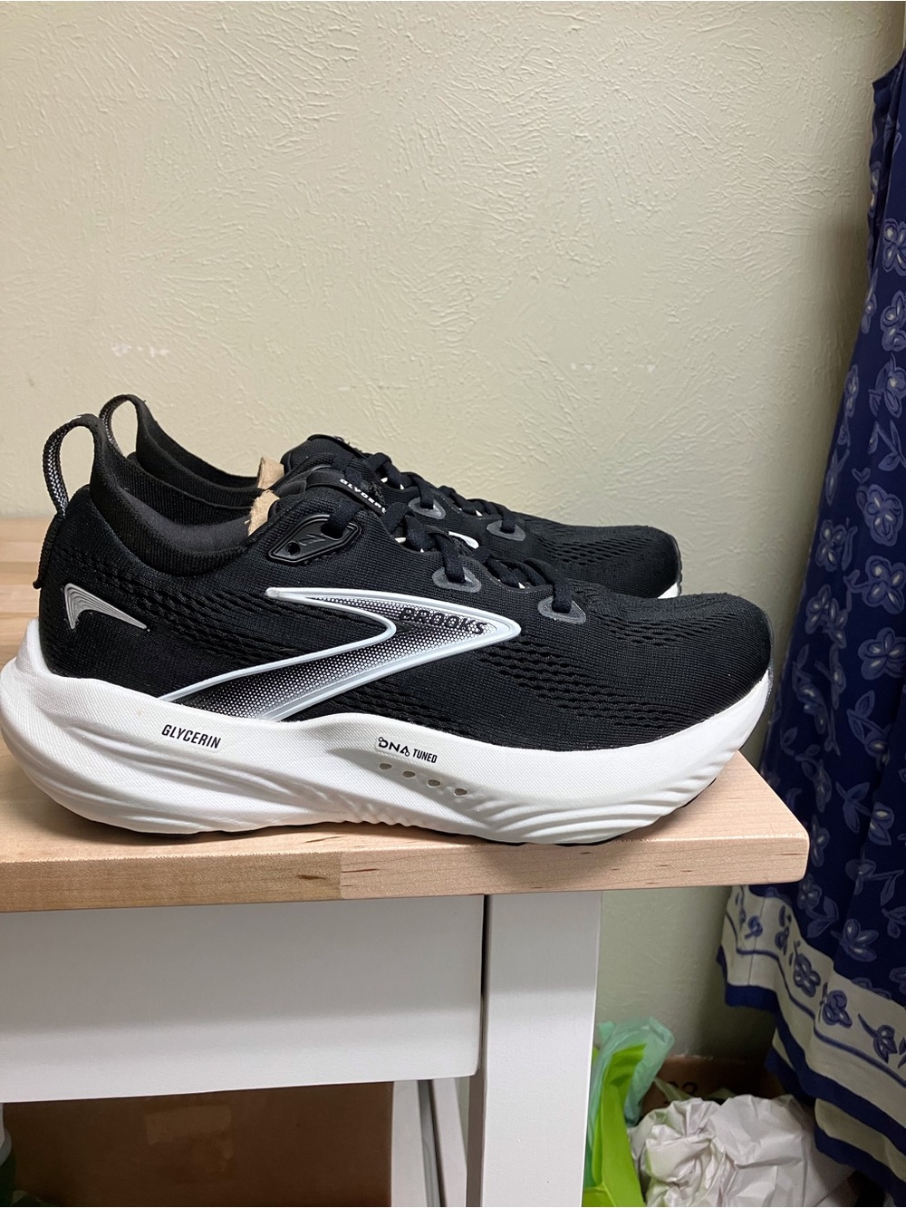 Brooks Black and White Women's Running Sneakers
